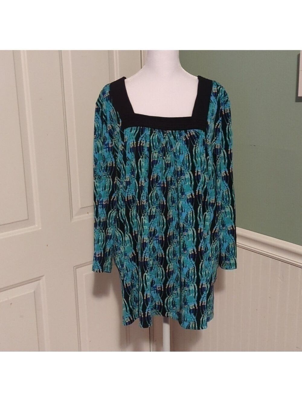 Dana Buchman XL Three Quarter Sleeve Top